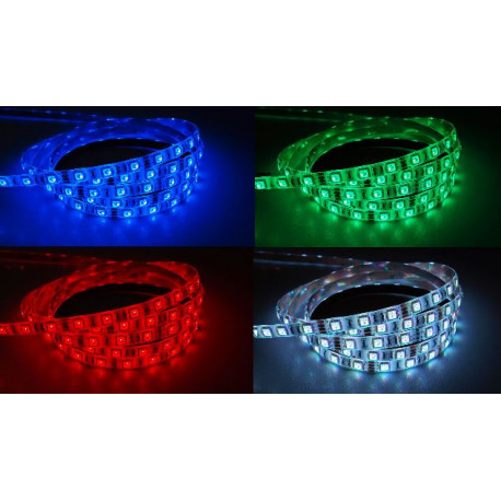 LC-5050-60LED-14.4W-RGB ledstrip - RGB - IP20 - 14,4 watt per meter