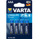 AAA batterijen - 4 stuks - LR03