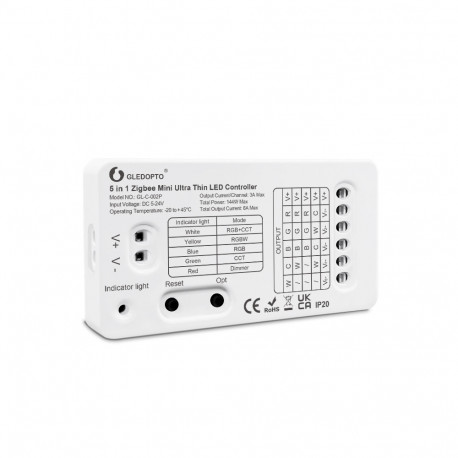 GL-C-002P ledcontroller - 5-in-1 - Zigbee 3.0 en 2,4 GHz RF