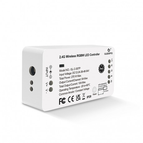 GL-C-007P ledcontroller - RGBW - Zigbee 3.0 en 2,4 GHz RF