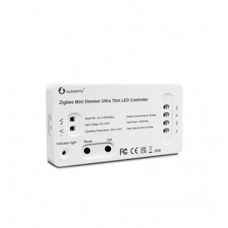 GL-C-009P (mini) ledcontroller - mono - Zigbee 3.0 en 2,4 GHz RF