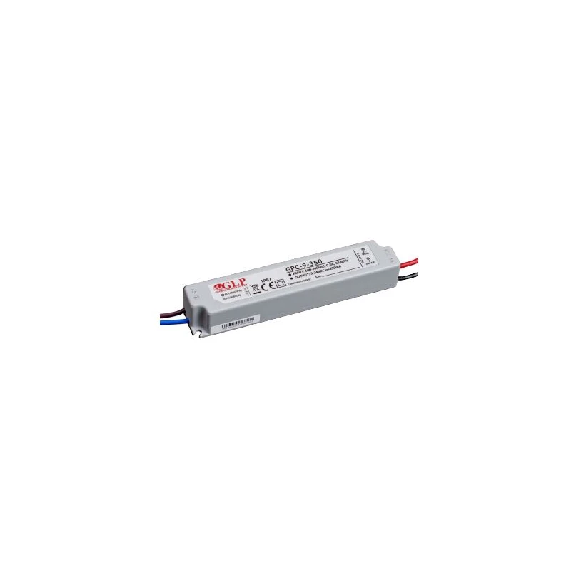 GPC-9-700 stroomgestuurde ledvoeding - 700 milliampère - 2 tot 12 volt - 8,4 watt - WBNet
