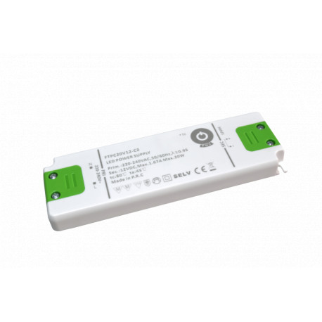FTPC20V12-C2 spanningsgestuurde ledvoeding - 12 volt - 1,67 ampère - 20 watt