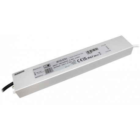 AF12-3751 Constant Voltage LED Power Supply - 12 Volt - 3.75 Ampere - 45 Watt