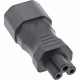 16723B C14 to C5 Adapter - Black