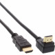 17033V HDMI Cable with Angled Plug - 0.3 Metre - HDMI 1.4 - Black