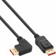 17151R DisplayPort-kabel met haakse stekker - 1 meter - DisplayPort 1.4 - zwart
