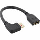 17159L DisplayPort-verlengkabel met haakse stekker - 0,15 meter - DisplayPort 1.4 - zwart