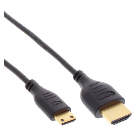 17555C HDMI-naar-Mini-HDMI-kabel - 0,5 meter - HDMI 2.0b - zwart