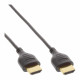 17555S Thin HDMI Cable - 0.5 Metre - HDMI 2.0b - Black