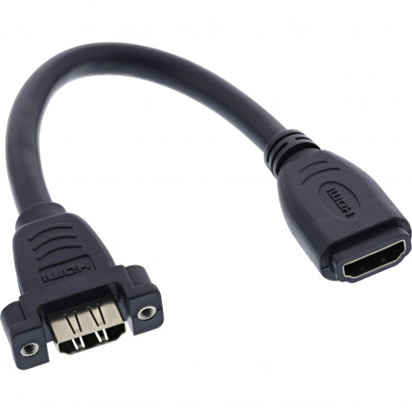 17600R HDMI Adapter Cable for Installation - 0.5 Metre - HDMI 2.1 - Black