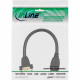 17600R HDMI Adapter Cable for Installation - 0.5 Metre - HDMI 2.1 - Black