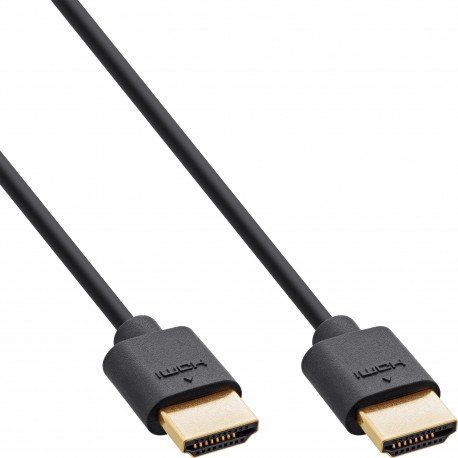 17955S Thin HDMI Cable - 0.5 Metre - HDMI 2.1 - Black