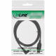 34105 USB Type-A to USB Mini-B Cable with Angled Plug - 0.5 Metre - USB 2.0 - Black