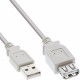34610X USB Type A Extension Cable - 1 Metre - USB 2.0 - Beige