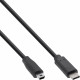 35751 USB-Type-C-naar-USB-Mini-B-kabel - 1 meter - USB 2.0 - zwart