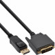 17112 DisplayPort-naar-DVI-D-kabel - 2 meter - zwart