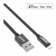 31411B USB-Type-A-naar-Lightning-kabel - 1 meter - USB 2.0 - zwart
