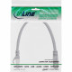 72533L Network Cable - Cat5e - F/UTP - 0.3 Metre - Grey