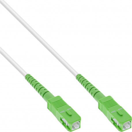 88303 SC/APC-glasvezelkabel - OS2 (9/125 µm) - simplex - 3 meter - wit