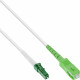 88410 LC/APC-naar-SC/APC-glasvezelkabel - OS2 (9/125 µm) - simplex - 10 meter - wit