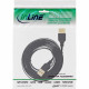 34605F Flat USB Type-A Extension Cable - 5 Metre - USB 2.0 - Black