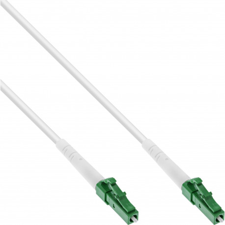 88201 LC/APC-glasvezelkabel - OS2 (9/125 µm) - simplex - 1 meter - wit
