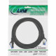 72801S netwerkkabel - Cat6A - S/FTP - 1 meter - zwart