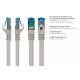 8060-H100 netwerkkabel - Cat6A - S/FTP - 10 meter - grijs