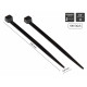 KAB-25S48 Cable Ties - 250x4.8 mm - Black - 100 Pieces