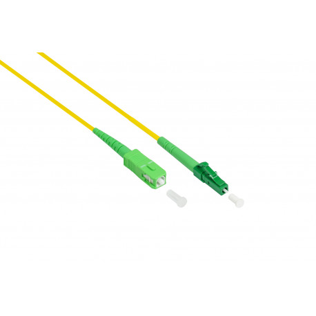 LW-S902LASA LC/APC to SC/APC Fibre Cable - OS2 (9/125 µm) - Simplex - 2 Metre - Yellow