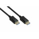 DP20-005 DisplayPort-kabel - 0,5 meter - DisplayPort 2.0 - zwart