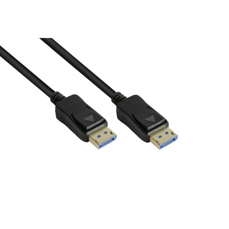 DP20-005 DisplayPort-kabel - 0,5 meter - DisplayPort 2.0 - zwart
