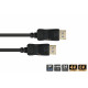 DP20-005 DisplayPort-kabel - 0,5 meter - DisplayPort 2.0 - zwart