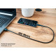 2510-AL005S USB-Type-A-naar-Lightning-kabel - 0,5 meter - USB 2.0 - zwart