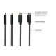 2510-CL005S USB-Type-C-naar-Lightning-kabel - 0,5 meter - USB 2.0 - zwart
