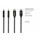 2510-CL005S USB-Type-C-naar-Lightning-kabel - 0,5 meter - USB 2.0 - zwart