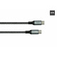 2060-MT010SW Magnetic USB Type-C Cable - 1 Metre - USB 2.0 - Black/White