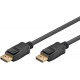 61698 DisplayPort Cable - 3 Metre - DisplayPort 1.4 - Black